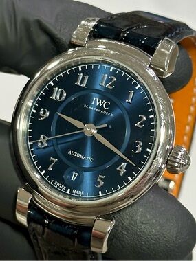 IWC Schaffhausen Da Vinci IW458312 Automatic Date Silver SS 36mm Luxury Watch